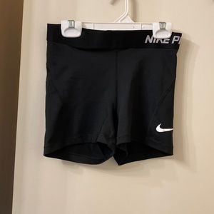 Small Nike Pro Dri-fit black shorts